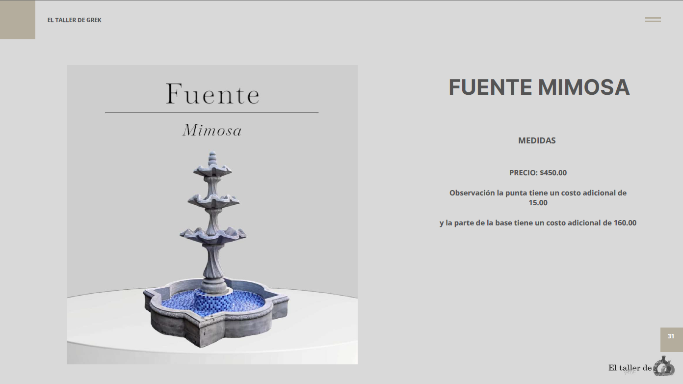 Fuente Mimosa