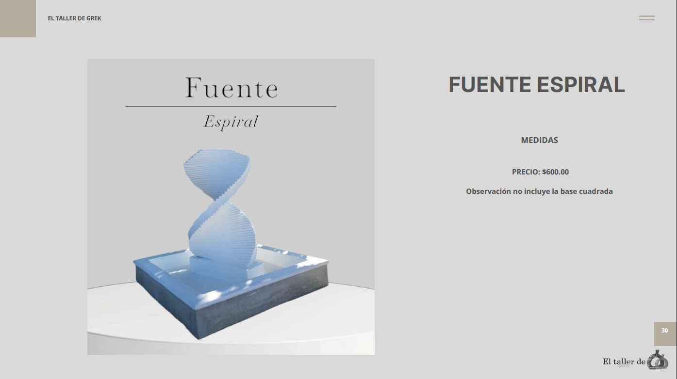 Fuente Espiral